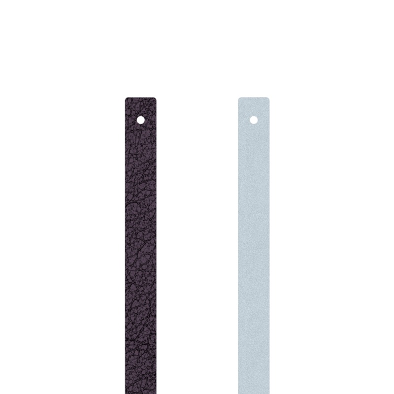 Leather insert – Bracelets, Purple / Crystal Blue-lesgeorgettes
