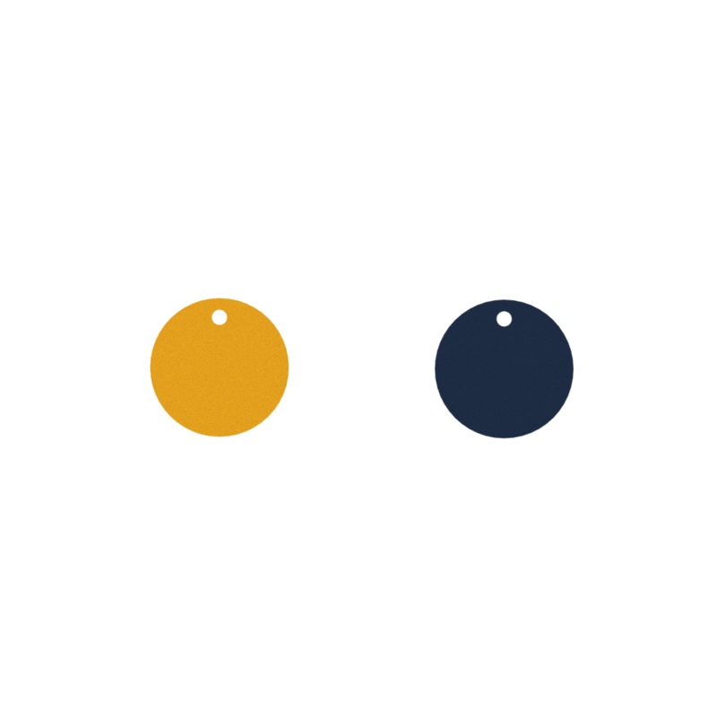 Leather insert – Necklaces & Bangles, Sun / Navy Blue-lesgeorgettes