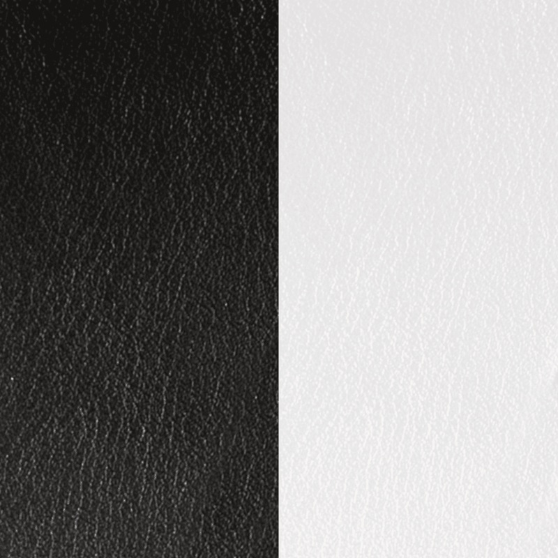 Leather insert – Necklaces, Black / White-lesgeorgettes