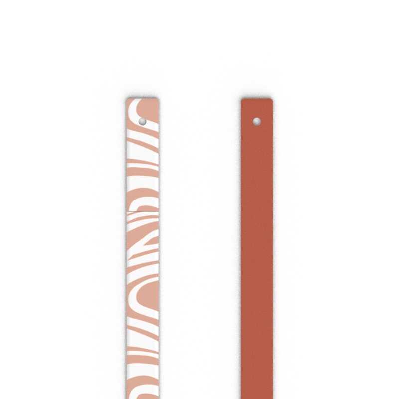 Leather insert – Bracelets, Marble / Blush-lesgeorgettes