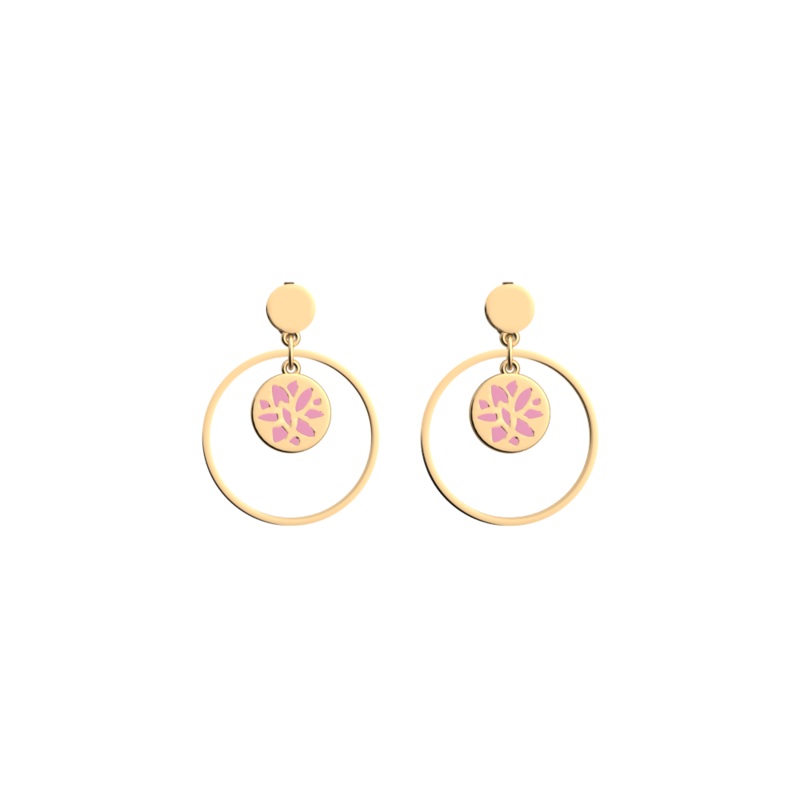 Nnuphar Laque earrings-lesgeorgettes