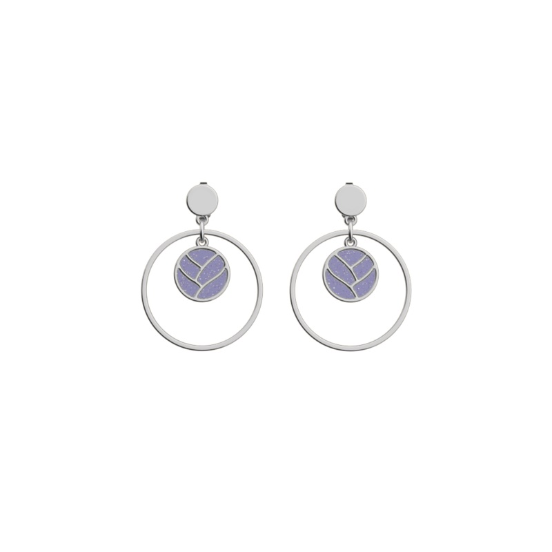 Tresse Laque earrings-lesgeorgettes