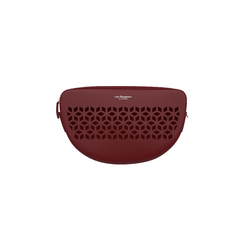 Bag La Demi Lune, Burgundy-lesgeorgettes