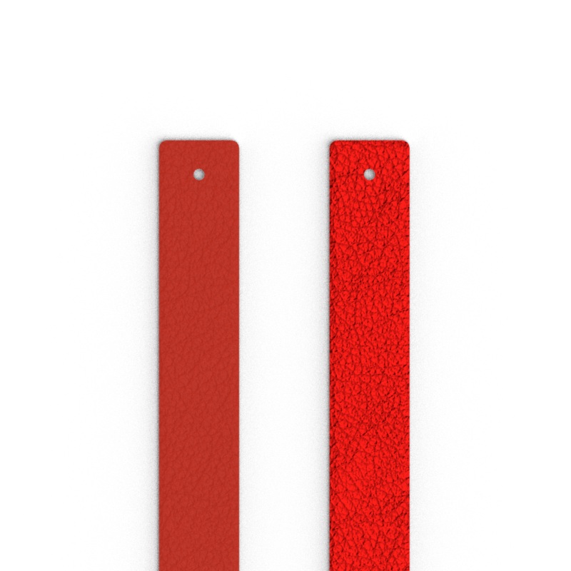 Leather insert – Bracelets, Passion Red / Glamour-lesgeorgettes