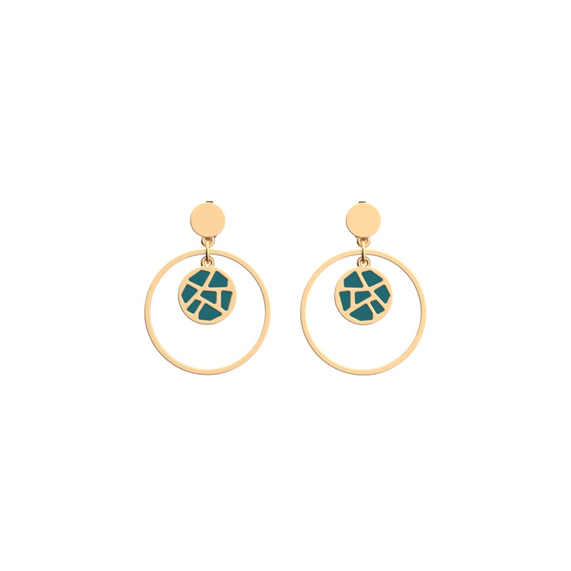 Girafe Laque earrings-lesgeorgettes