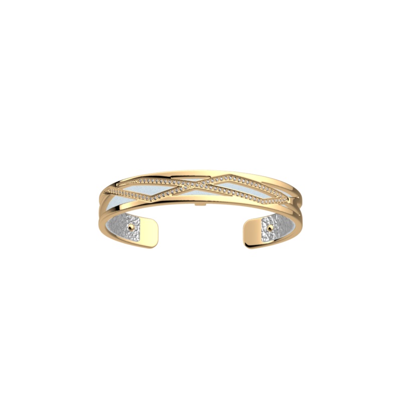 Liens bracelet, Crystal Blue / Disco reversible insert-lesgeorgettes