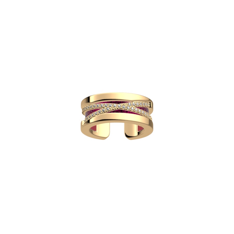 Liens ring, Pink Amaryllis / Exotic Fuchsia reversible insert-lesgeorgettes