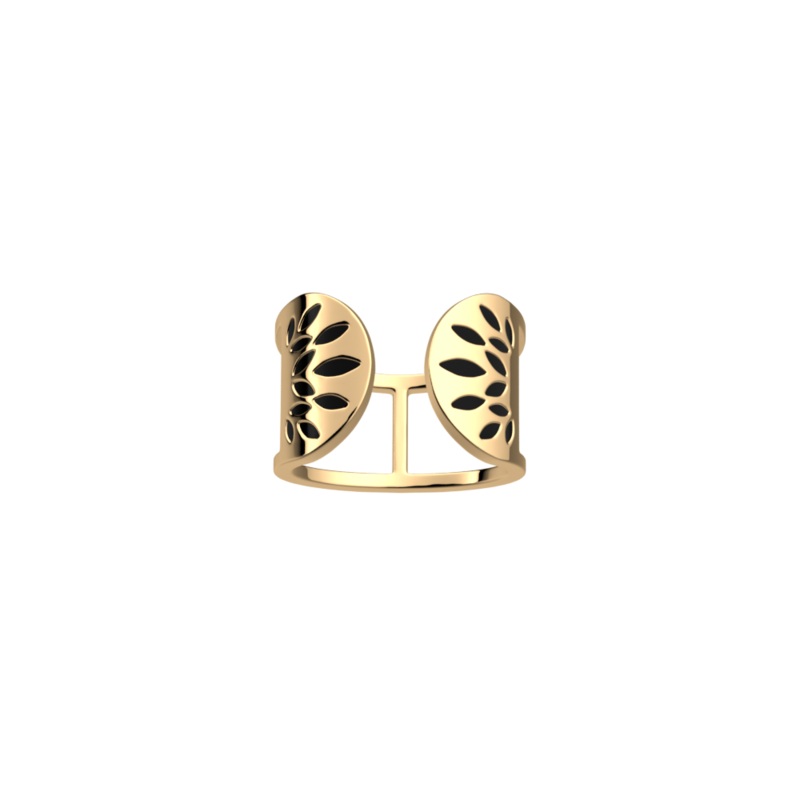 Lotus Laque ring|Medium-lesgeorgettes