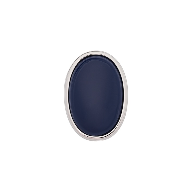 Couleurs clip, 40mm, Silver finish, navy blue-lesgeorgettes