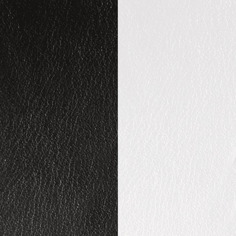 Leather insert for Les Essentielles Belt, Black / White-lesgeorgettes