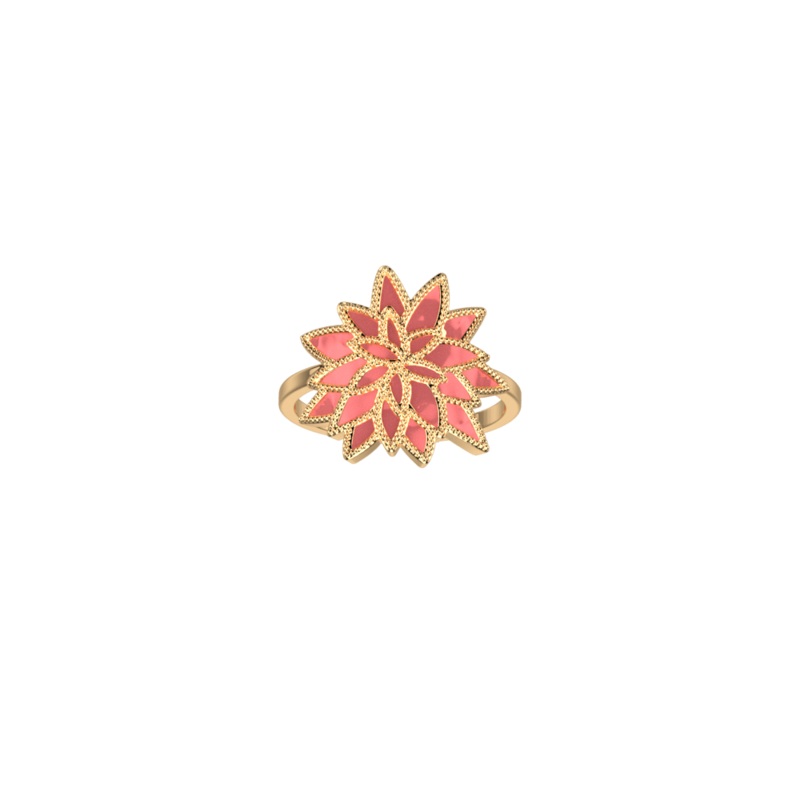 Coral ring|-lesgeorgettes