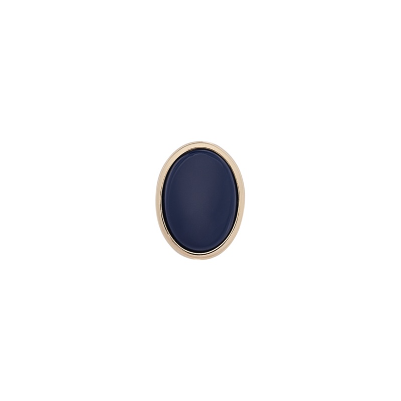 Couleurs clip, 25mm, Gold finish, navy blue-lesgeorgettes