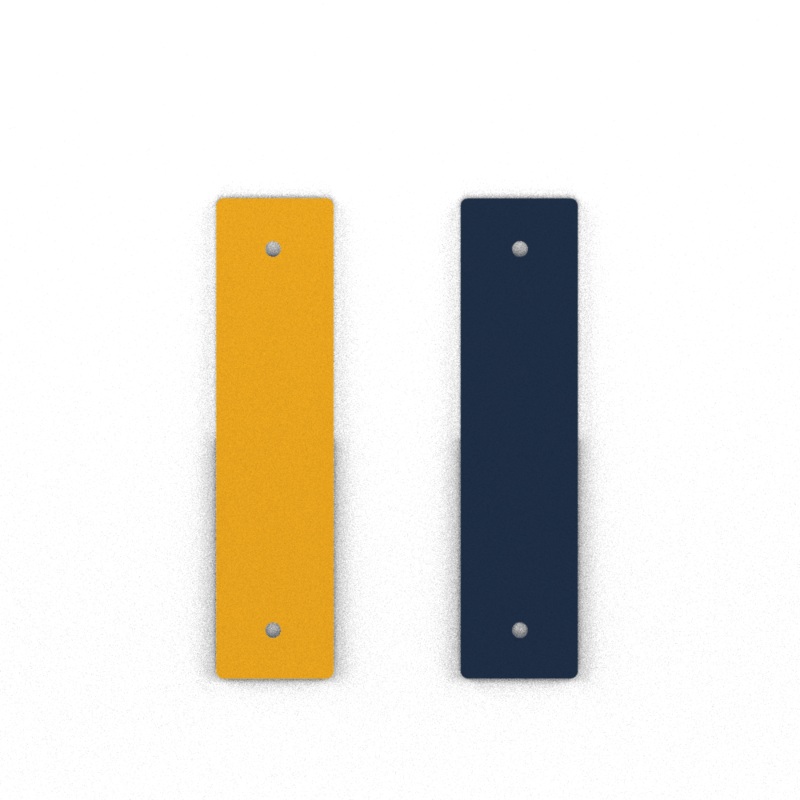 Leather insert – Necklaces, Sun / Navy Blue-lesgeorgettes