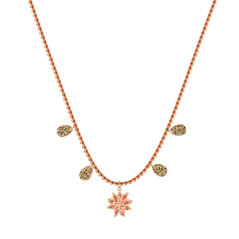 Coral necklace-lesgeorgettes