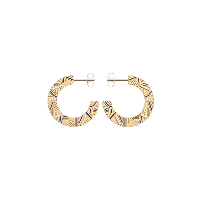 Dsert Laque earrings-lesgeorgettes