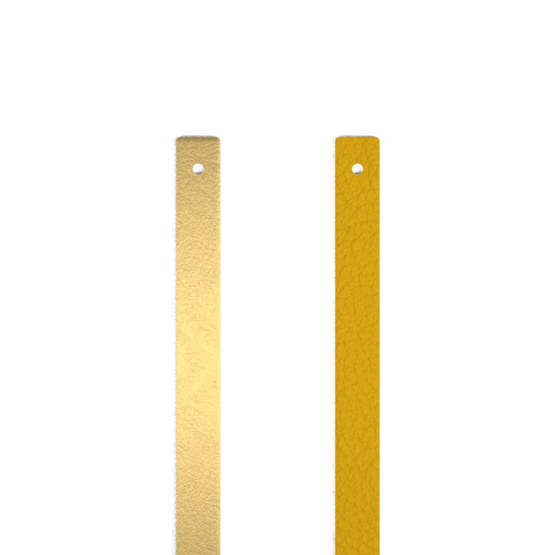 Leather insert – Bracelets, Sun / Gold-lesgeorgettes