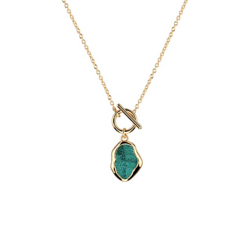 Aqua necklace-lesgeorgettes