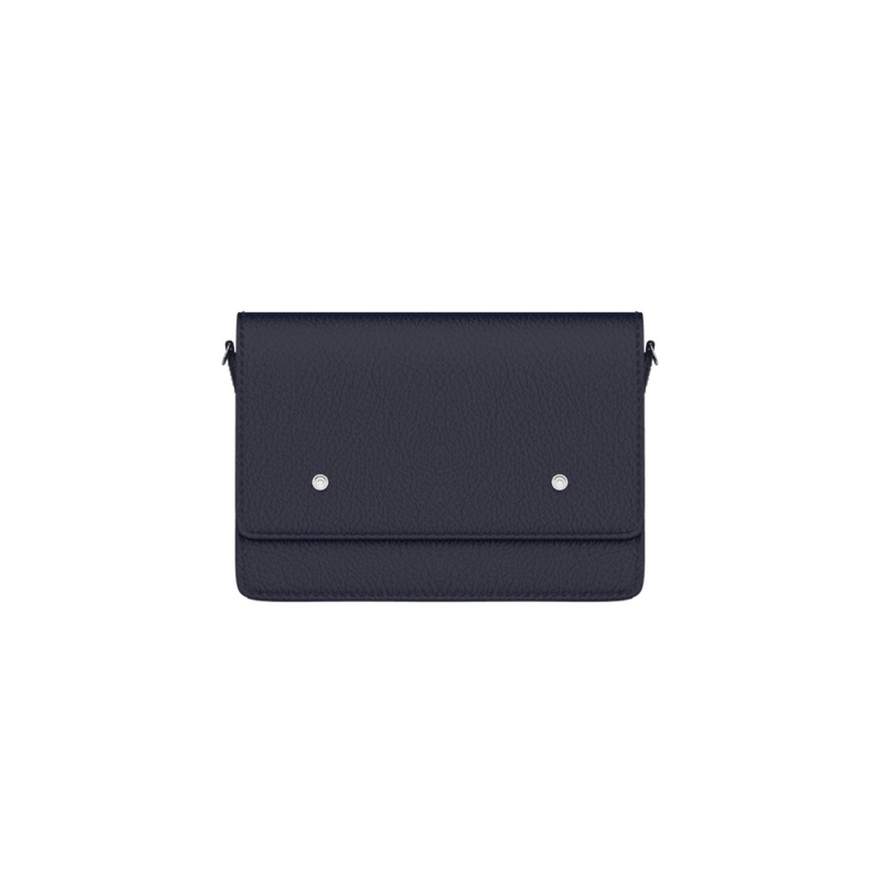 Bag Le Premier, Navy Blue / Metallic Burgundy-lesgeorgettes