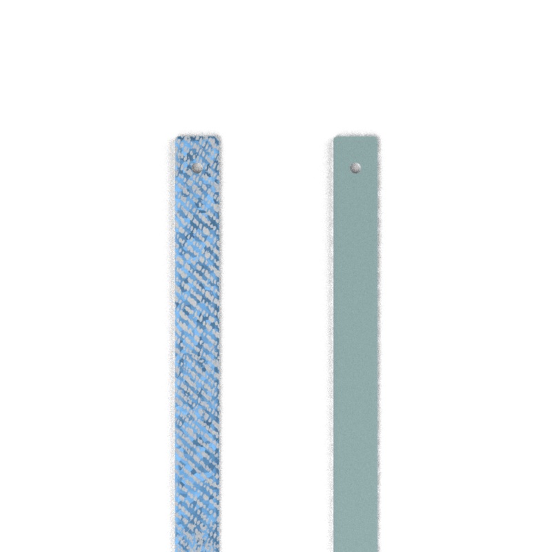 Reversible insert – Bracelets, Iridescent Denim / Celeste-lesgeorgettes