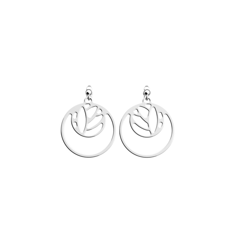 Lotus earrings-lesgeorgettes