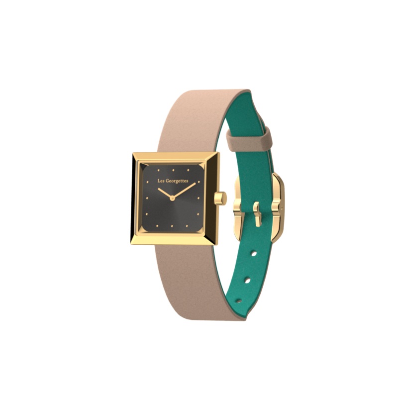 Reversible Nude / Aquatic watch-lesgeorgettes