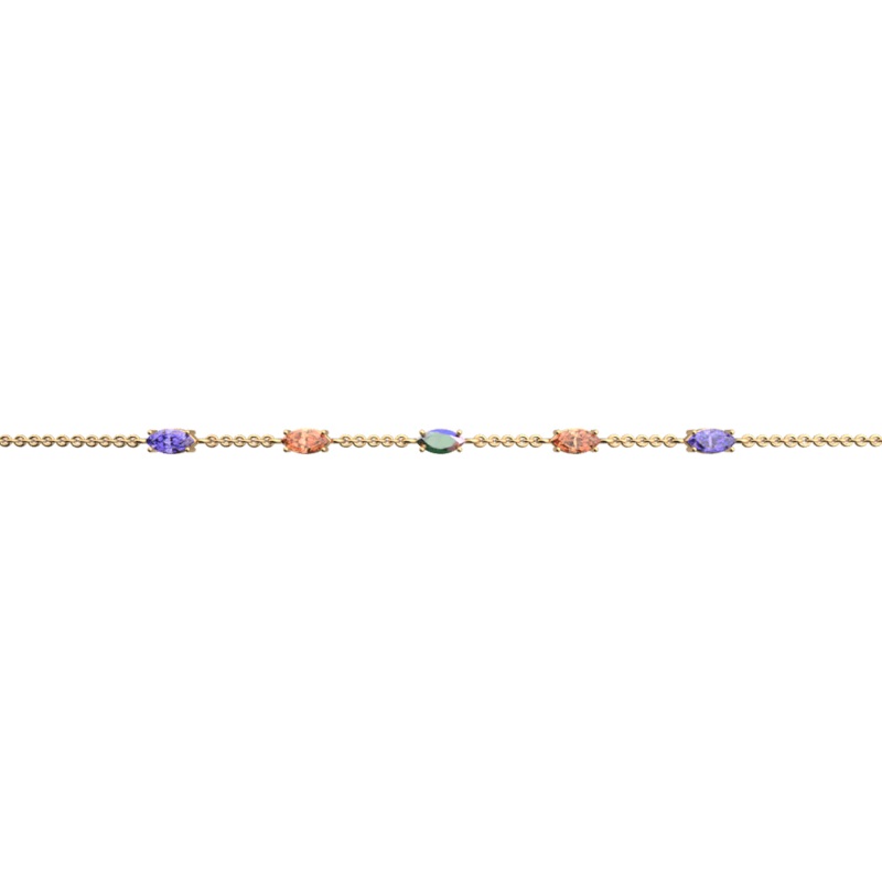 Cristal chain bracelet-lesgeorgettes