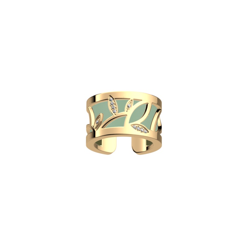 Arbre de Vie ring, Fresh Water / Olive reversible insert-lesgeorgettes