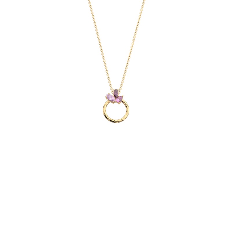 Rose du Dsert Necklace-lesgeorgettes