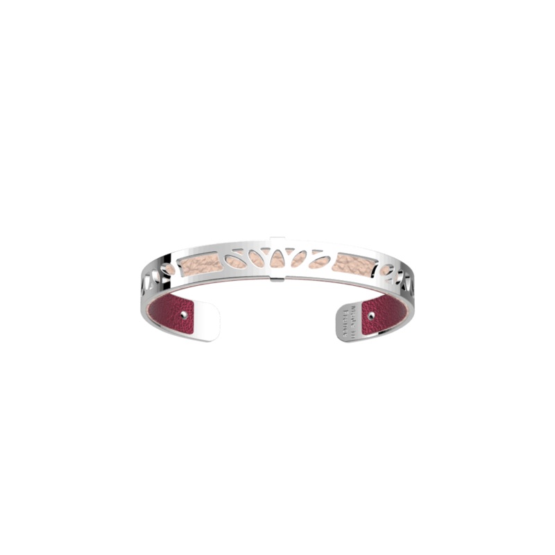 Lotus bracelet, Pomegranate / Sugared Almond reversible insert-lesgeorgettes