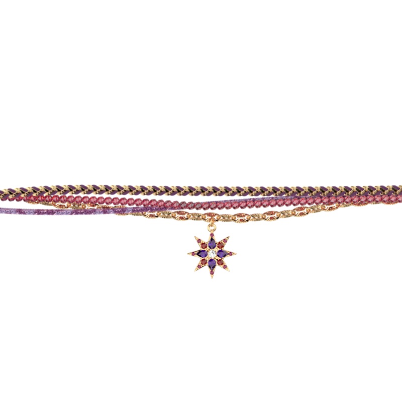 Star chain bracelet-lesgeorgettes
