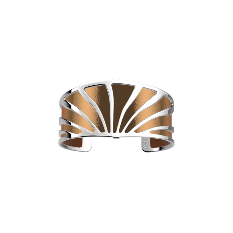 Amazone bracelet, Bronze / Terracotta reversible insert-lesgeorgettes