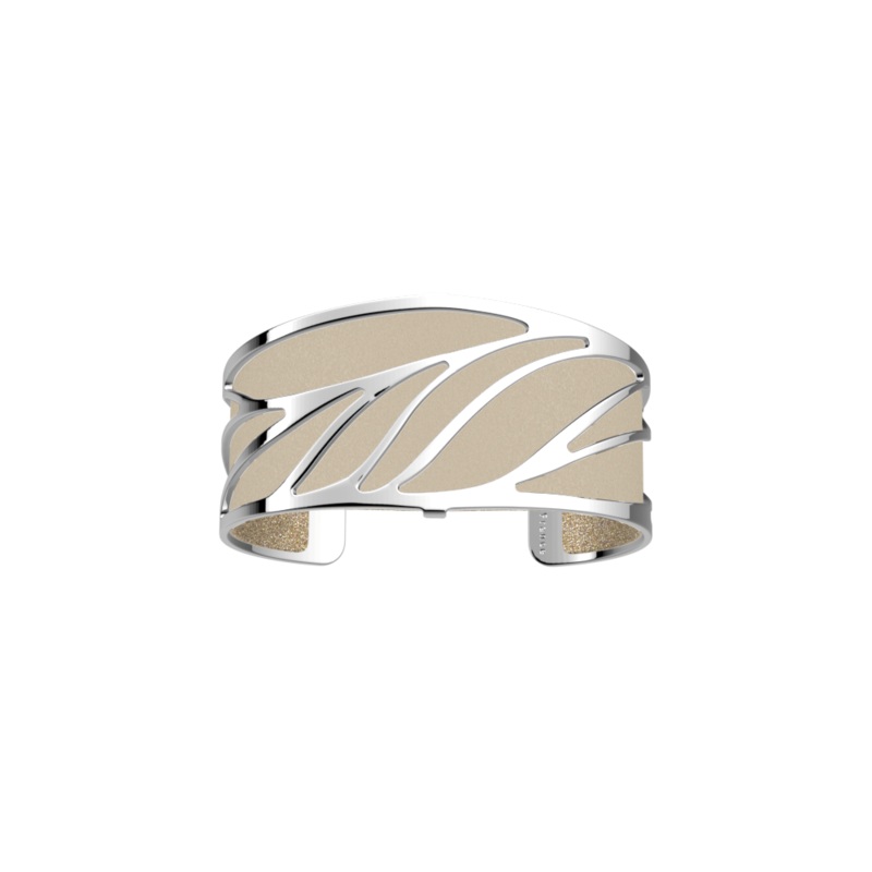 Ara bracelet, Cream / Gold Glitter reversible insert-lesgeorgettes