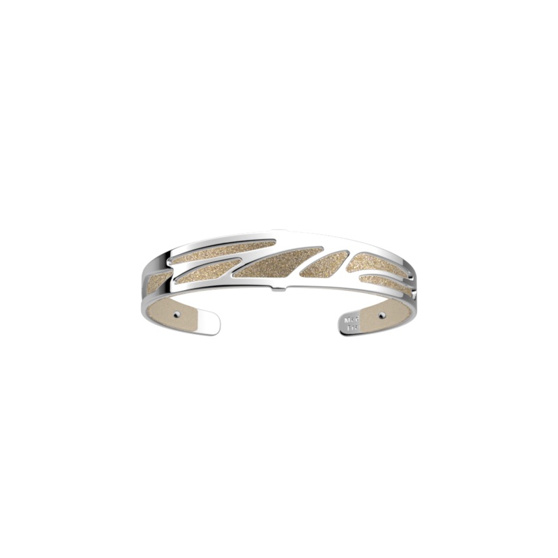 Ara bracelet, Gold Glitter / Cream reversible insert-lesgeorgettes