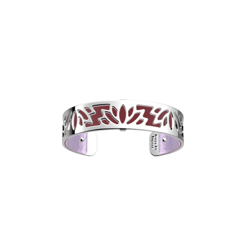 Lotus bracelet, Wild Violet / Metallic Lavender reversible insert-lesgeorgettes