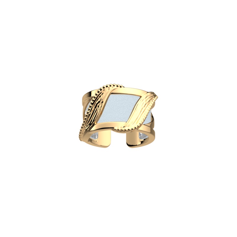 Drap ring, Crystal Blue / Disco reversible insert-lesgeorgettes