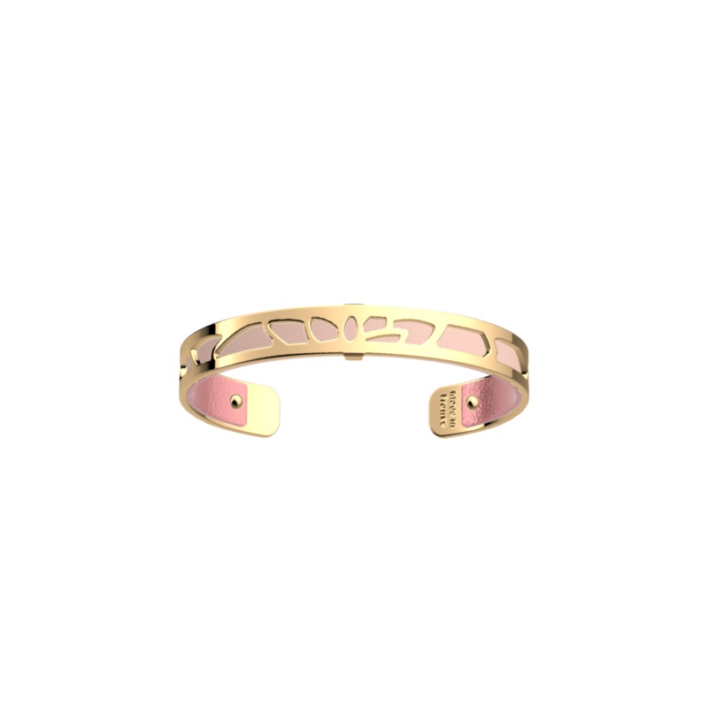 Nnuphar bracelet, Metal Rose / Jasmine reversible insert-lesgeorgettes