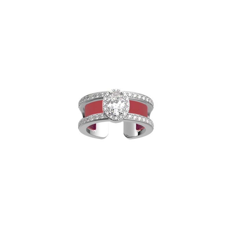 Nuit ring, Exotic Fuchsia / Amaryllis Pink reversible insert-lesgeorgettes