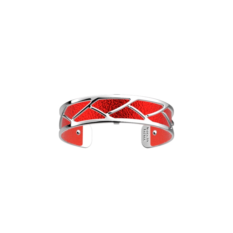 Tresse bracelet, Passion Red / Glamour reversible insert-lesgeorgettes