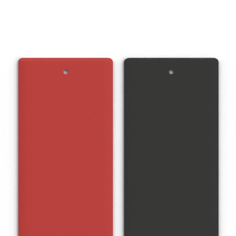 Leather insert – Bracelets, Patent Red / Black-lesgeorgettes