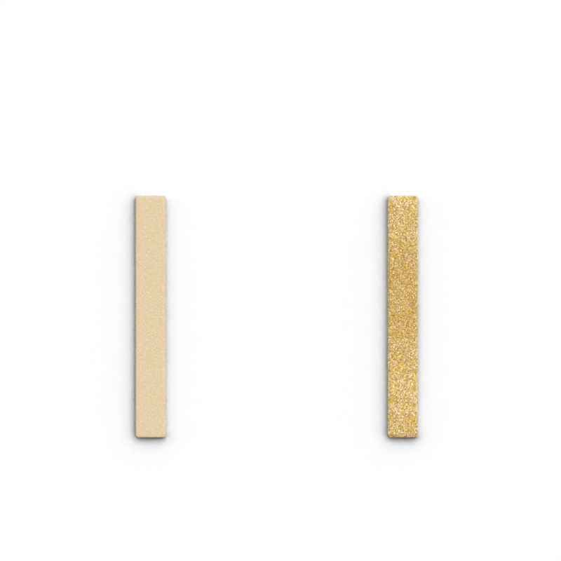 Reversible insert – Rings, Cream / Gold Glitter-lesgeorgettes