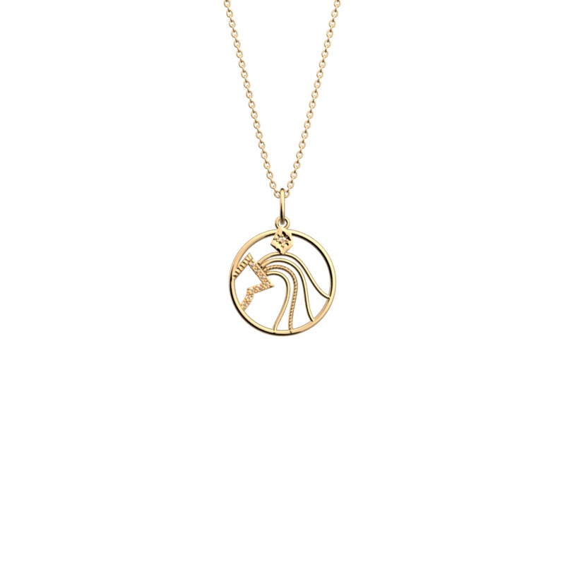 Aquarius necklace-lesgeorgettes