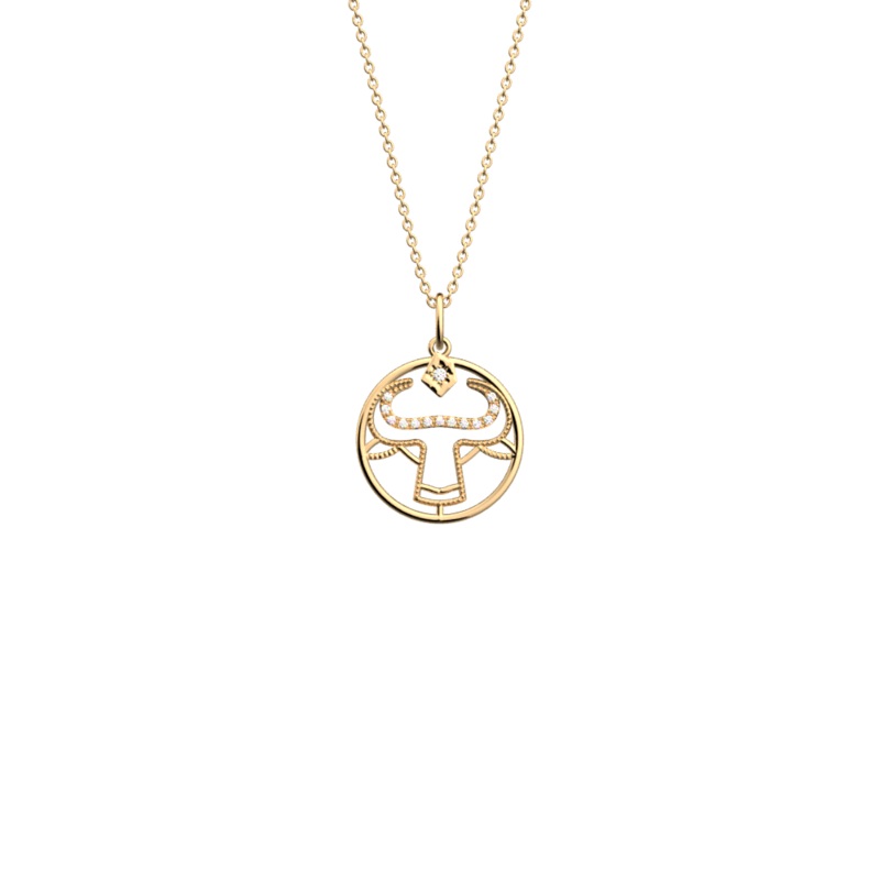 Taurus necklace-lesgeorgettes