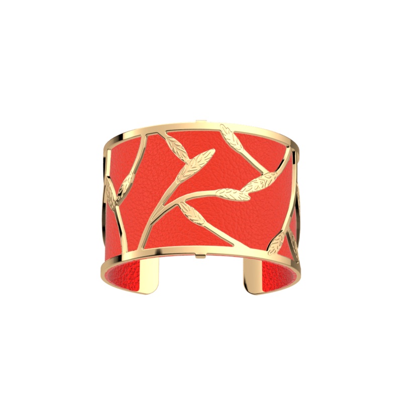 pis de Bl bracelet, Glamour / Passion Red reversible insert-lesgeorgettes