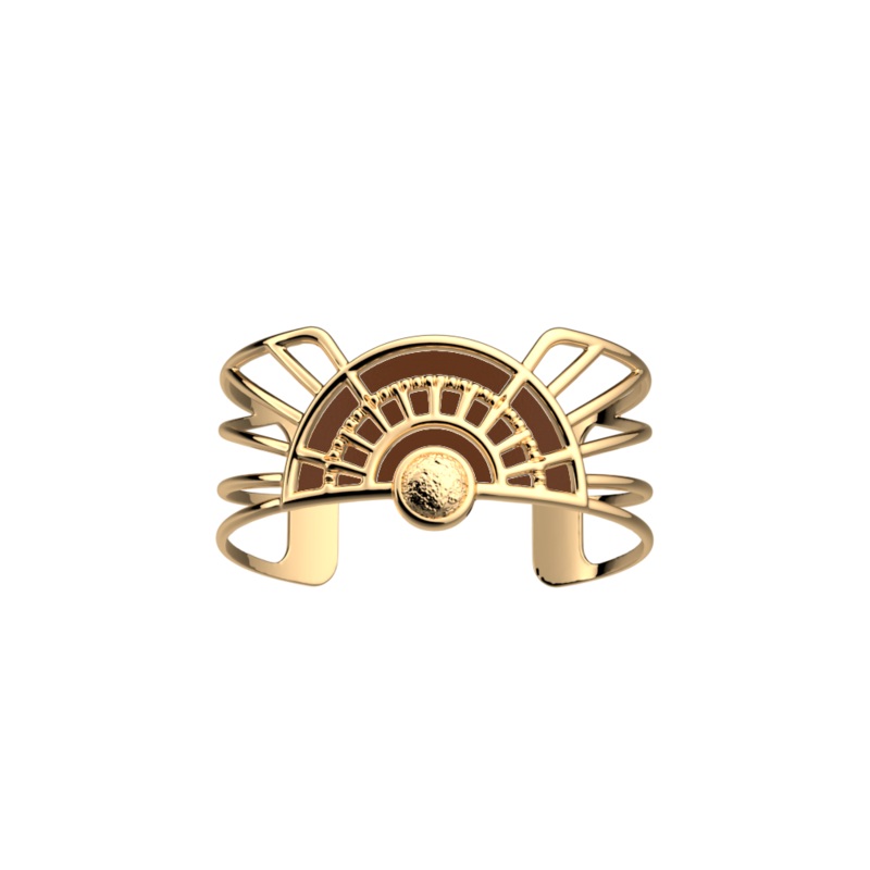 Aztque bracelet Terracotta / Bronze reversible insert-lesgeorgettes