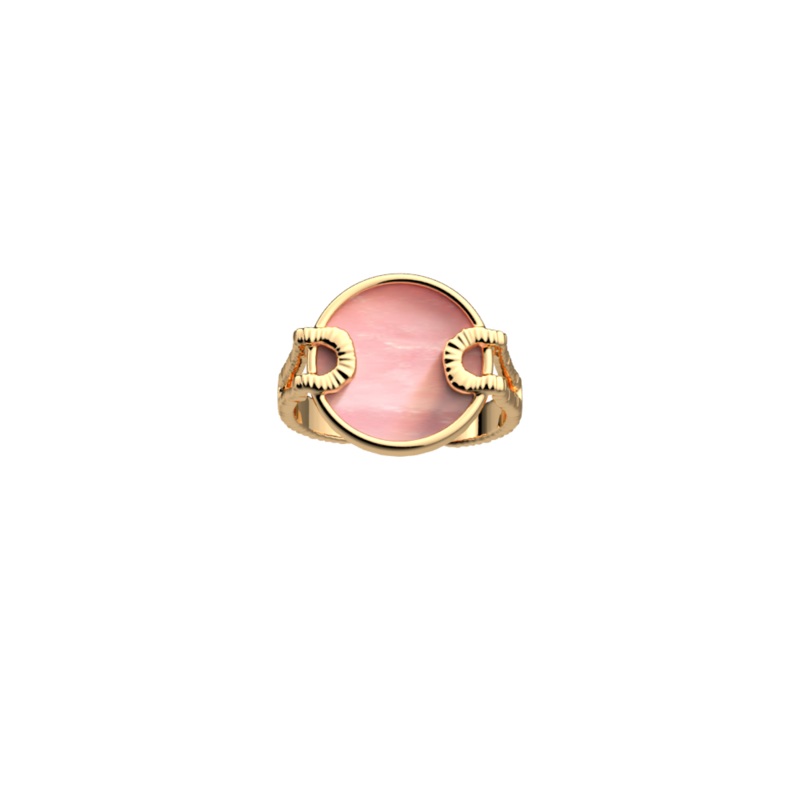 Nomade Pink Mother Pearl ring, Les Intemporels-lesgeorgettes