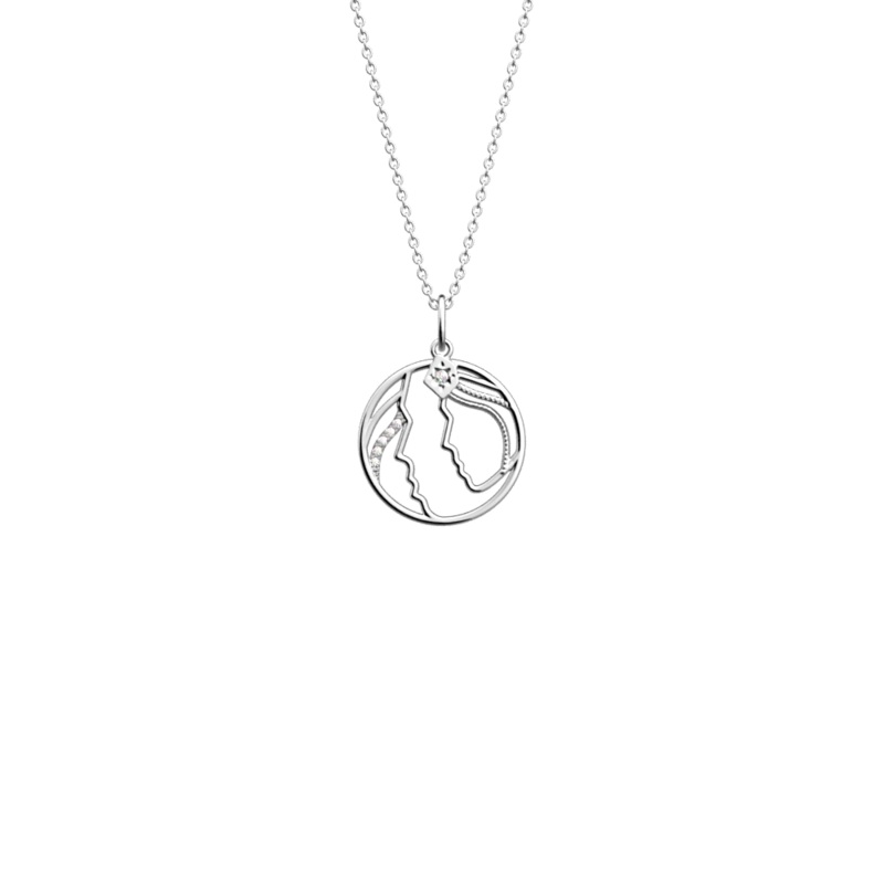Gemini necklace-lesgeorgettes