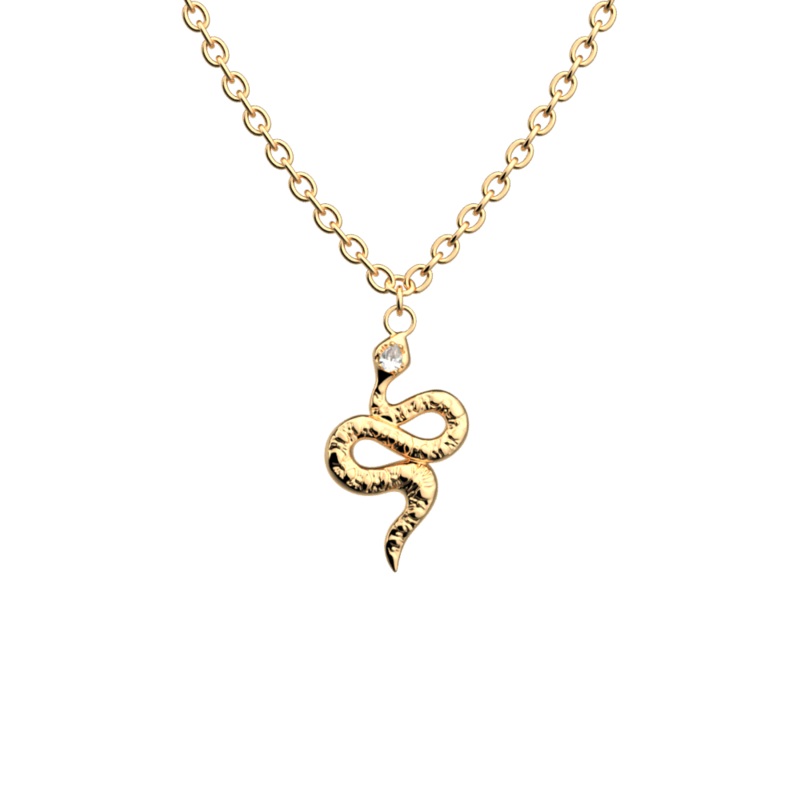 Serpent necklace-lesgeorgettes