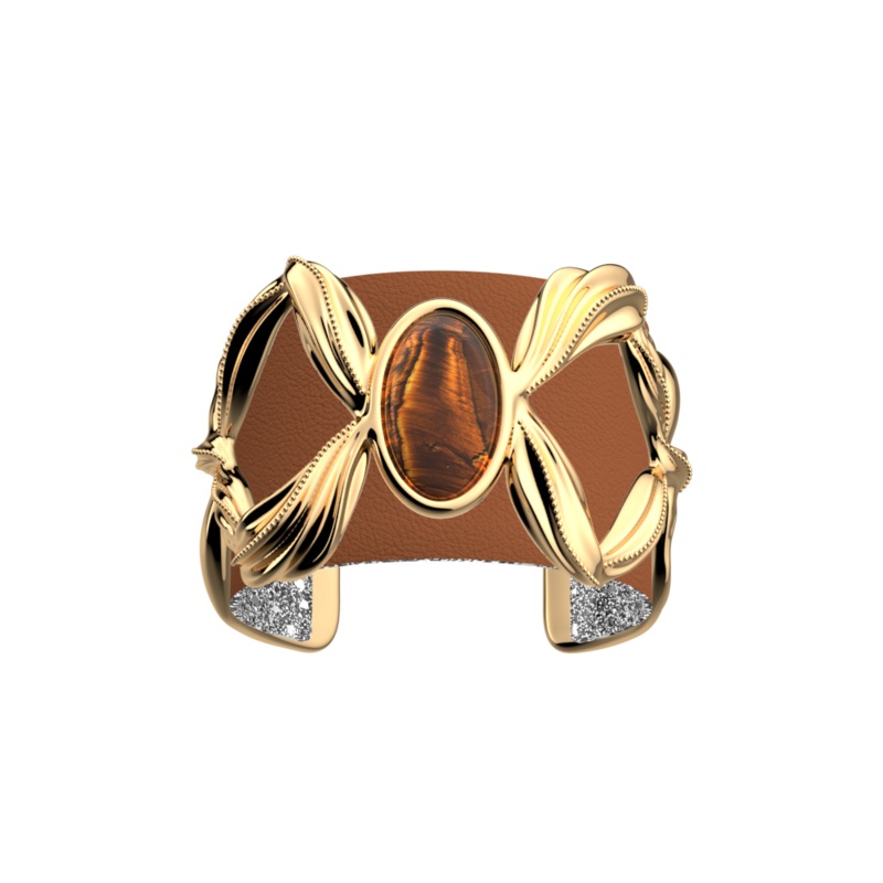Sahara bracelet, Iridescent Moonlight / Sand reversible insert-lesgeorgettes