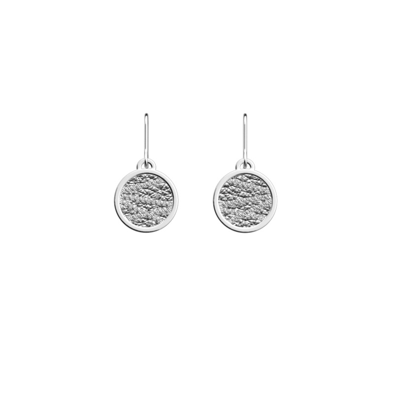 Liens earrings, Disco / Crystal Blue reversible inserts-lesgeorgettes