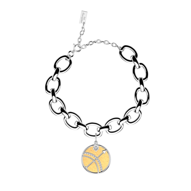 Sagittarius bracelet, Copper / Mango reversible insert-lesgeorgettes